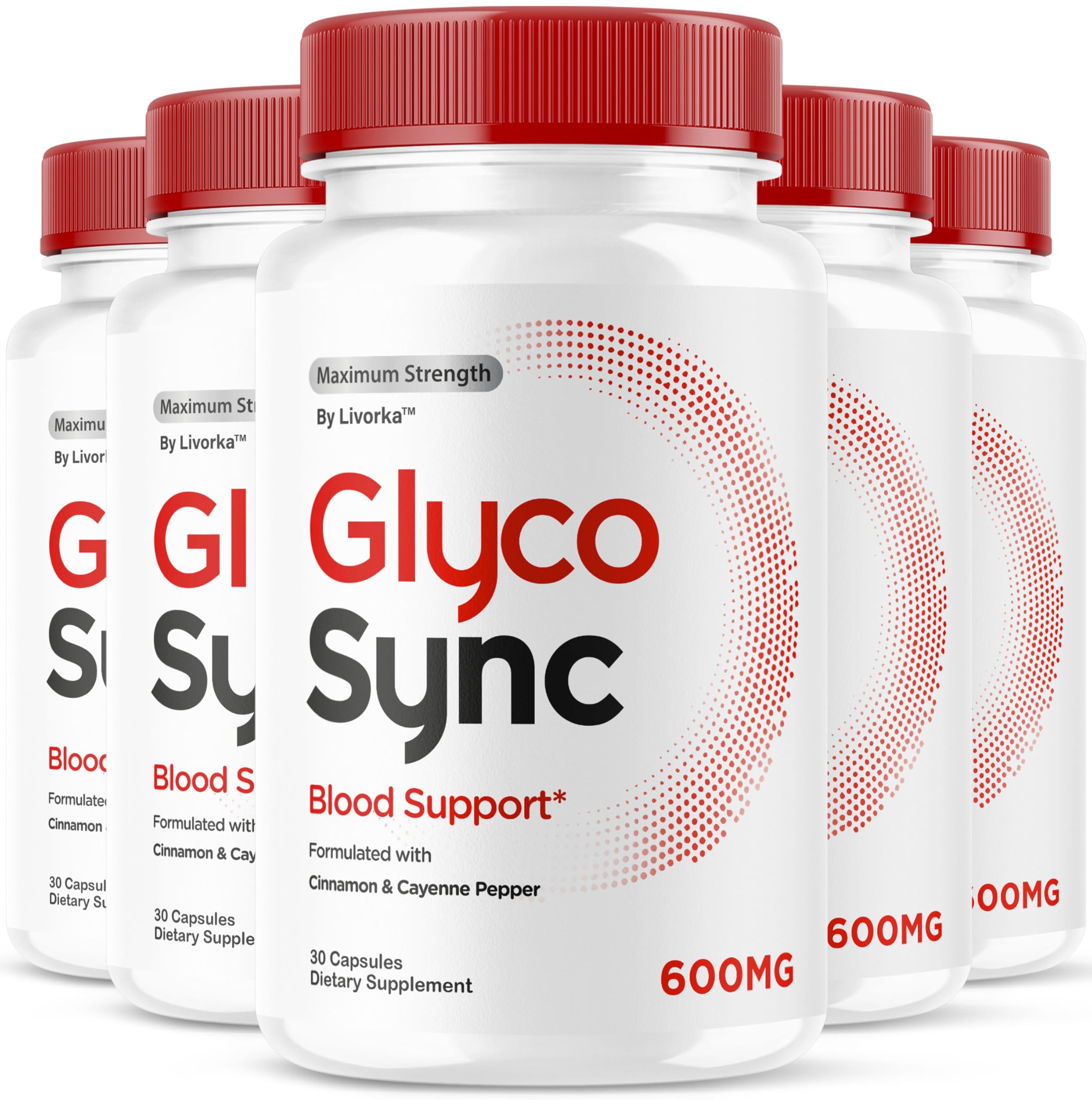 LIVORKA Glyco Sync Balance bottle emphasizes daily wellness support in a clean kitchen scene.