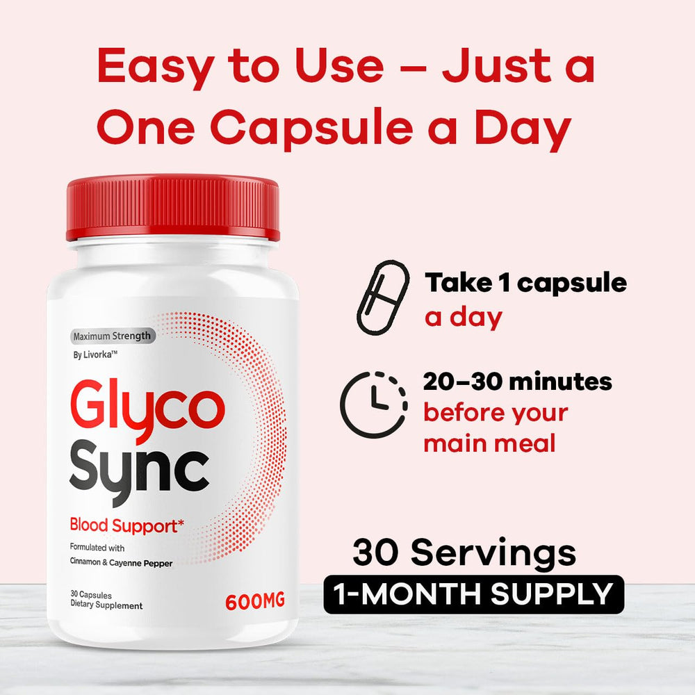 LIVORKA Glyco Sync packaging communicates a 3-month supply