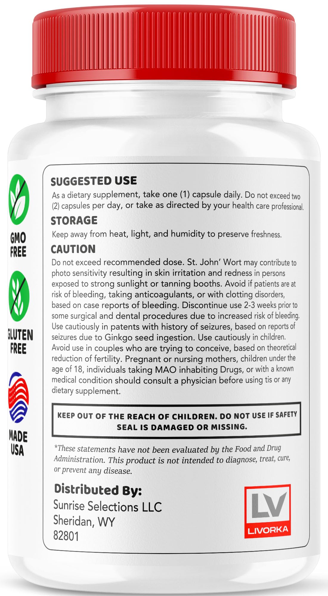 LIVORKA Glyco Sync quality seal indicating rigorous testing