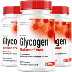 LIVORKA Glycogen Balance Pro capsules on bottle for daily wellness support.