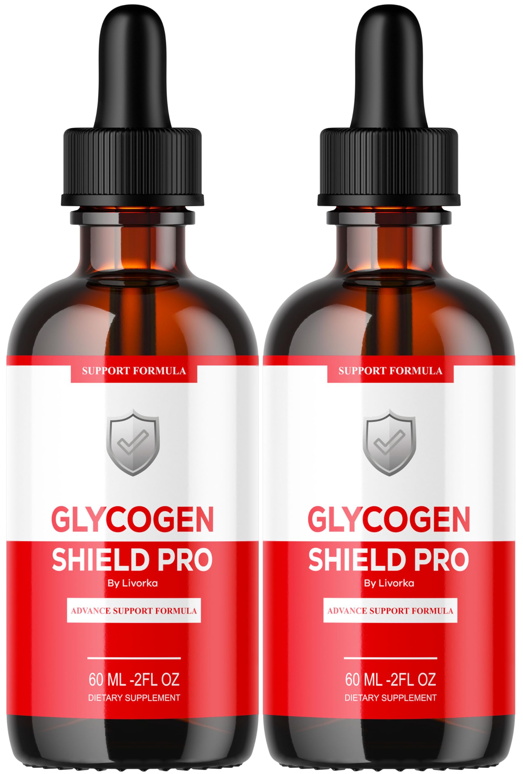 LIVORKA Glycogen Shield Pro drops bottle ready for daily use