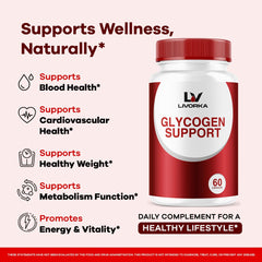 LIVORKA Glycogen Support pills arranged for daily dosing