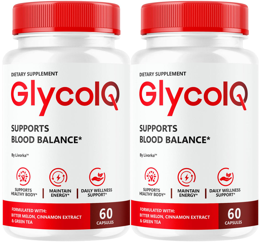 LIVORKA GlycoIQ bottle front view for daily wellness routine.