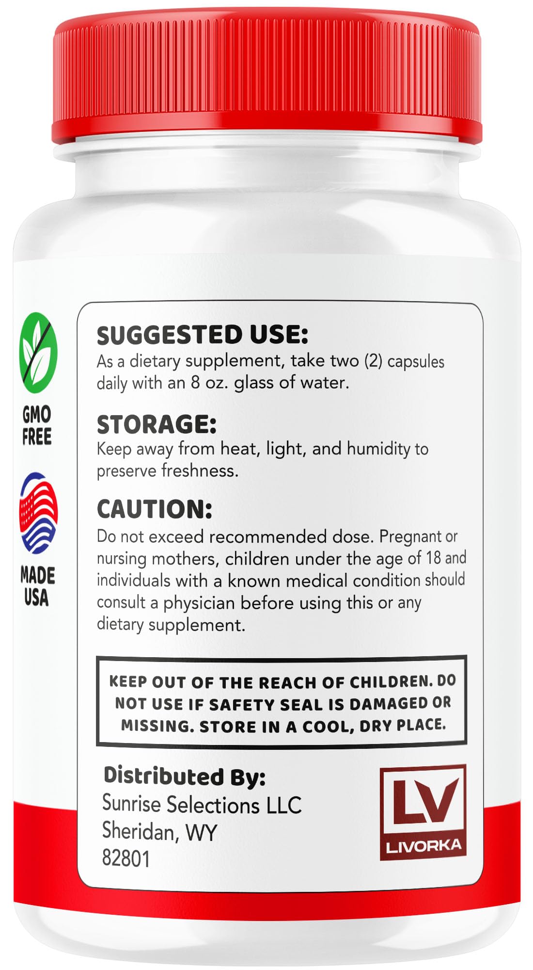 LIVORKA GlycoIQ health journey graphic suggests ongoing vitality.
