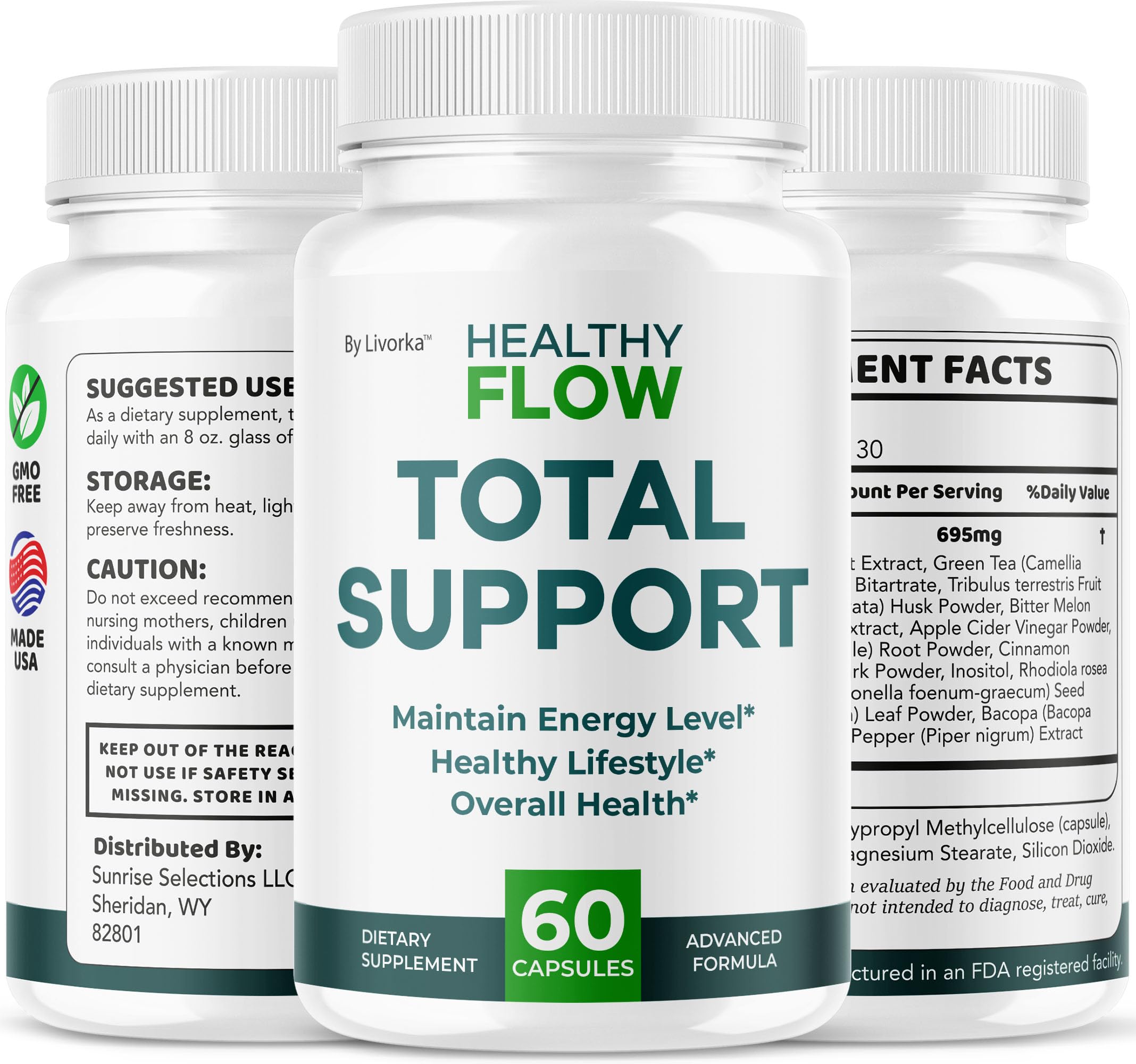 LIVORKA 180 capsules count emphasizes long-term consistency in daily wellness.