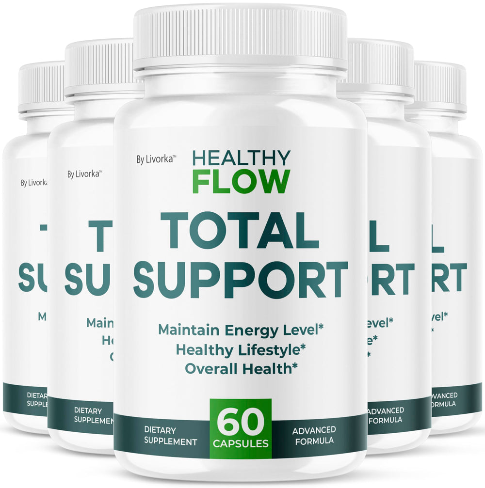 LIVORKA Healthy Flow capsules bottle front for daily wellness.