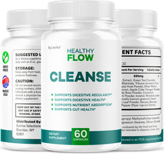 LIVORKA Healthy Flow Cleanse duo on shelf signals convenient wellness support.