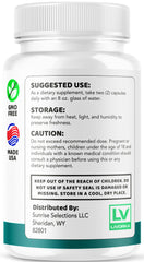 LIVORKA Healthy Flow Cleanse-label-info shows natural digestive formula.