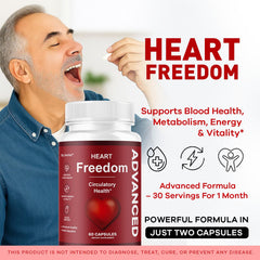 Livorka Heart Freedom bottle back label with ingredients for daily wellness