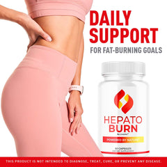 LIVORKA Hepato Burn advanced formula label emphasizes natural ingredients.