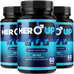 LIVORKA Hero Up bottle front for daily energy support.