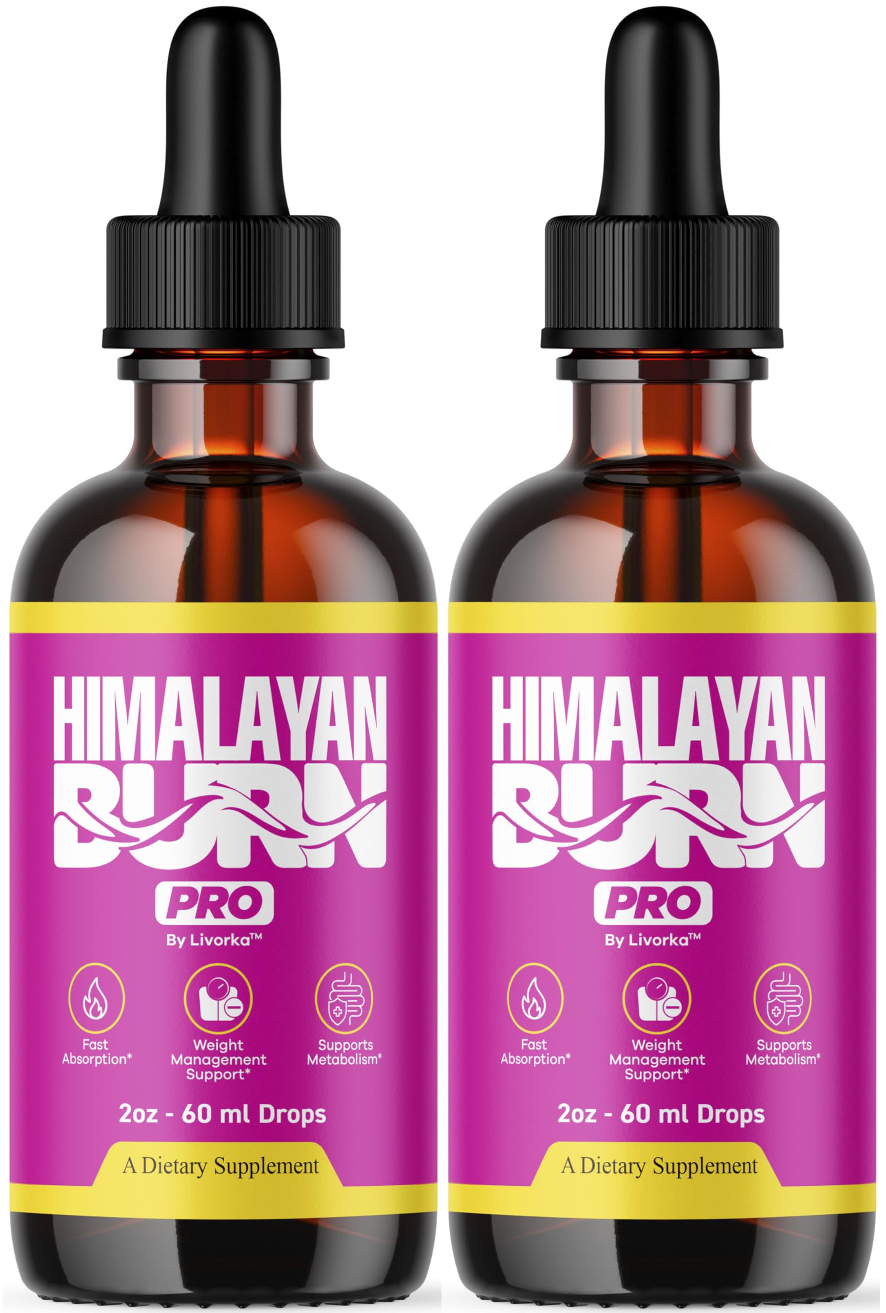 LIVORKA Himalayan Burn Pro bottle front for daily wellness support
