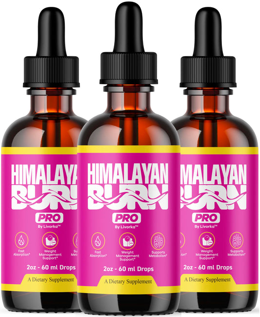 LIVORKA Himalayan Burn Pro Drops bottle for daily balance and cravings support.