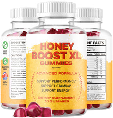LIVORKA Honey Boost XL gummies on counter during travel prep.