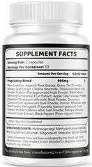 Natural ingredients highlight on LIVORKA Iron Horse Pro label.
