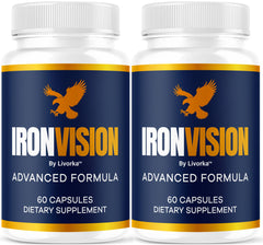 LIVORKA Iron Vision bottle packaging signals premium eye wellness.