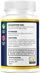 LIVORKA Iron Vision ingredients badge highlighting natural vitamins