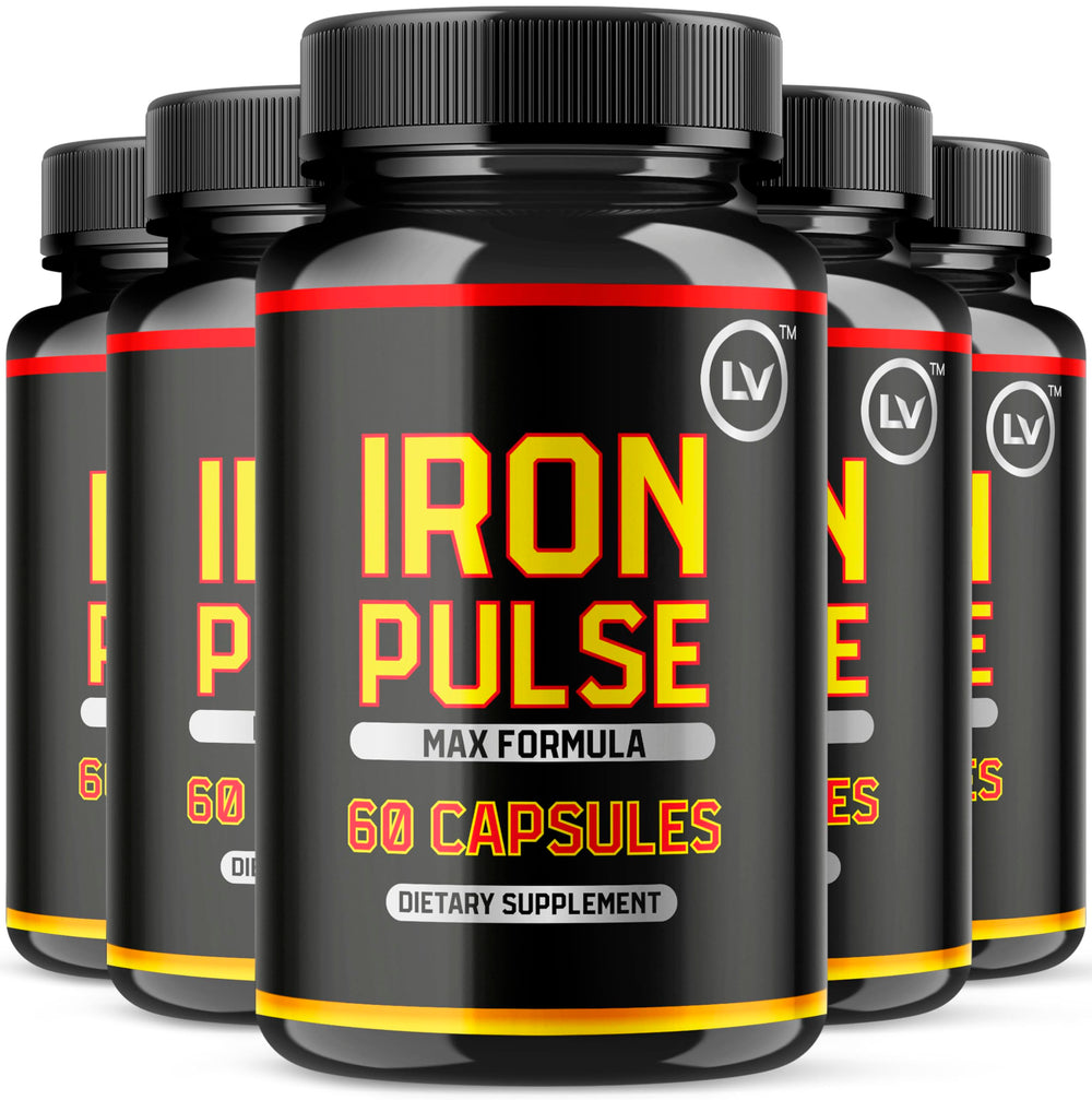 LIVORKA IronPulse capsules bottle close-up for daily iron support