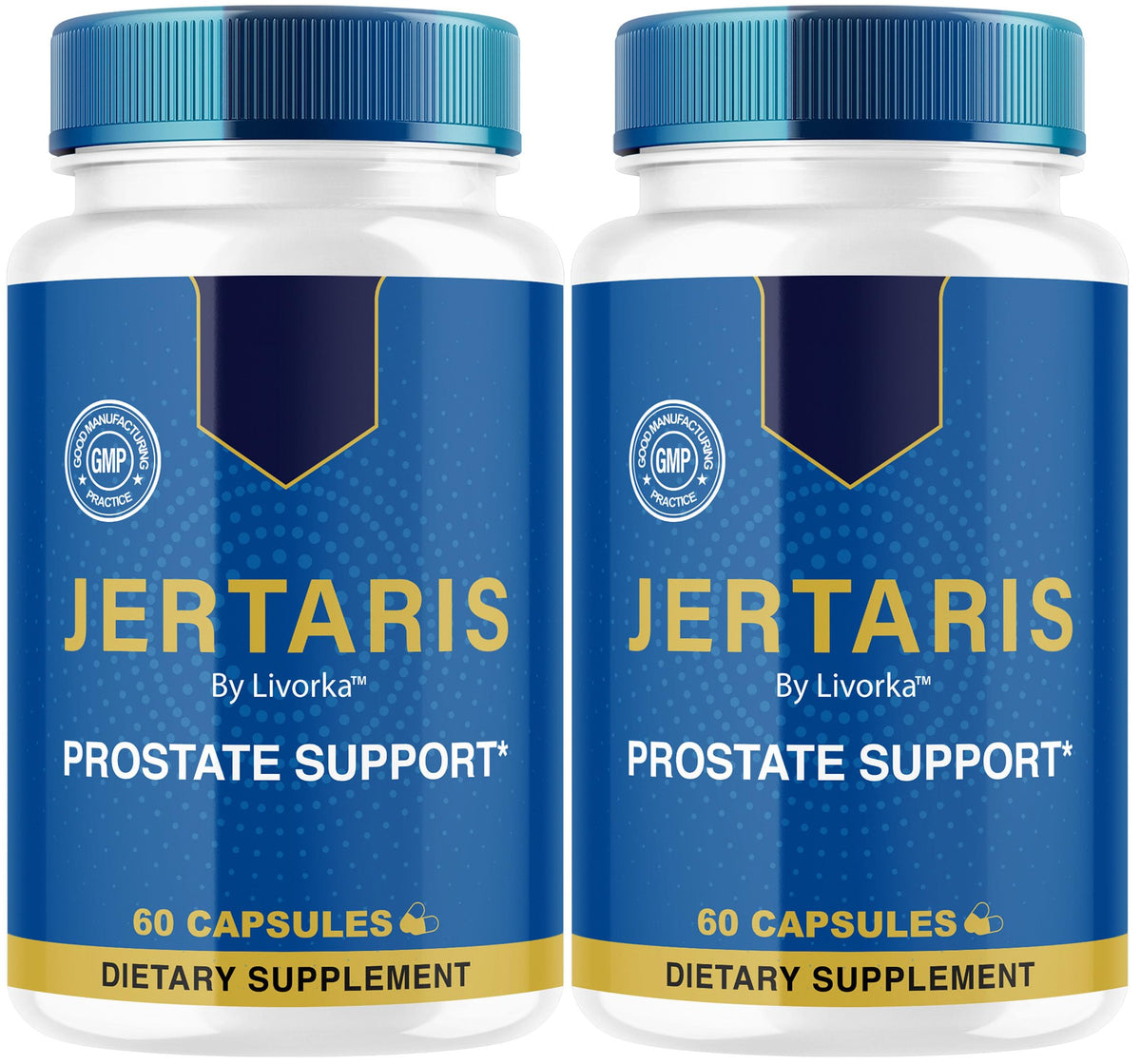 LIVORKA Jertaris capsules bottle front for daily wellness support.