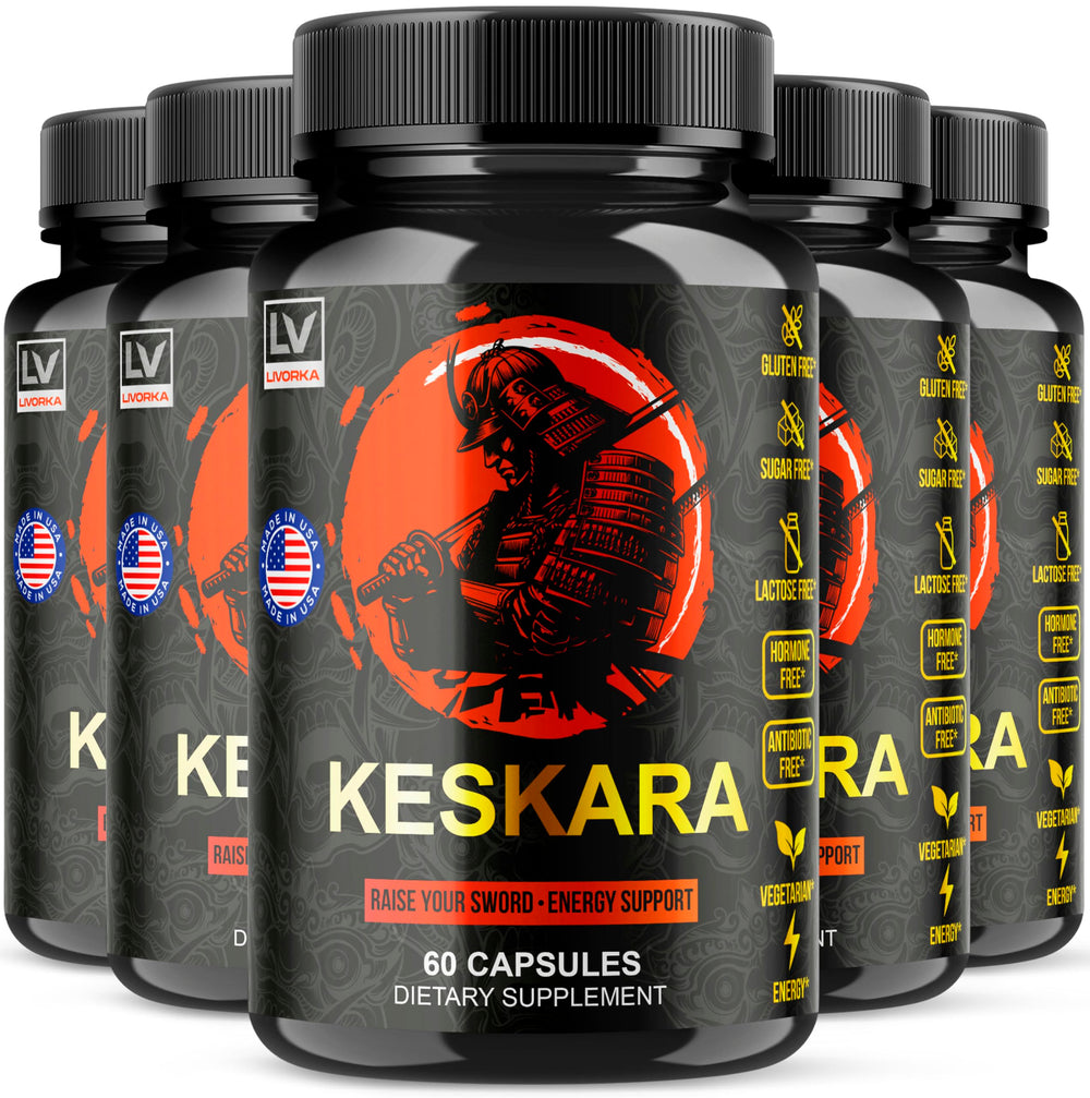 LIVORKA Keskara pills box-front showing all-natural formula for daily use