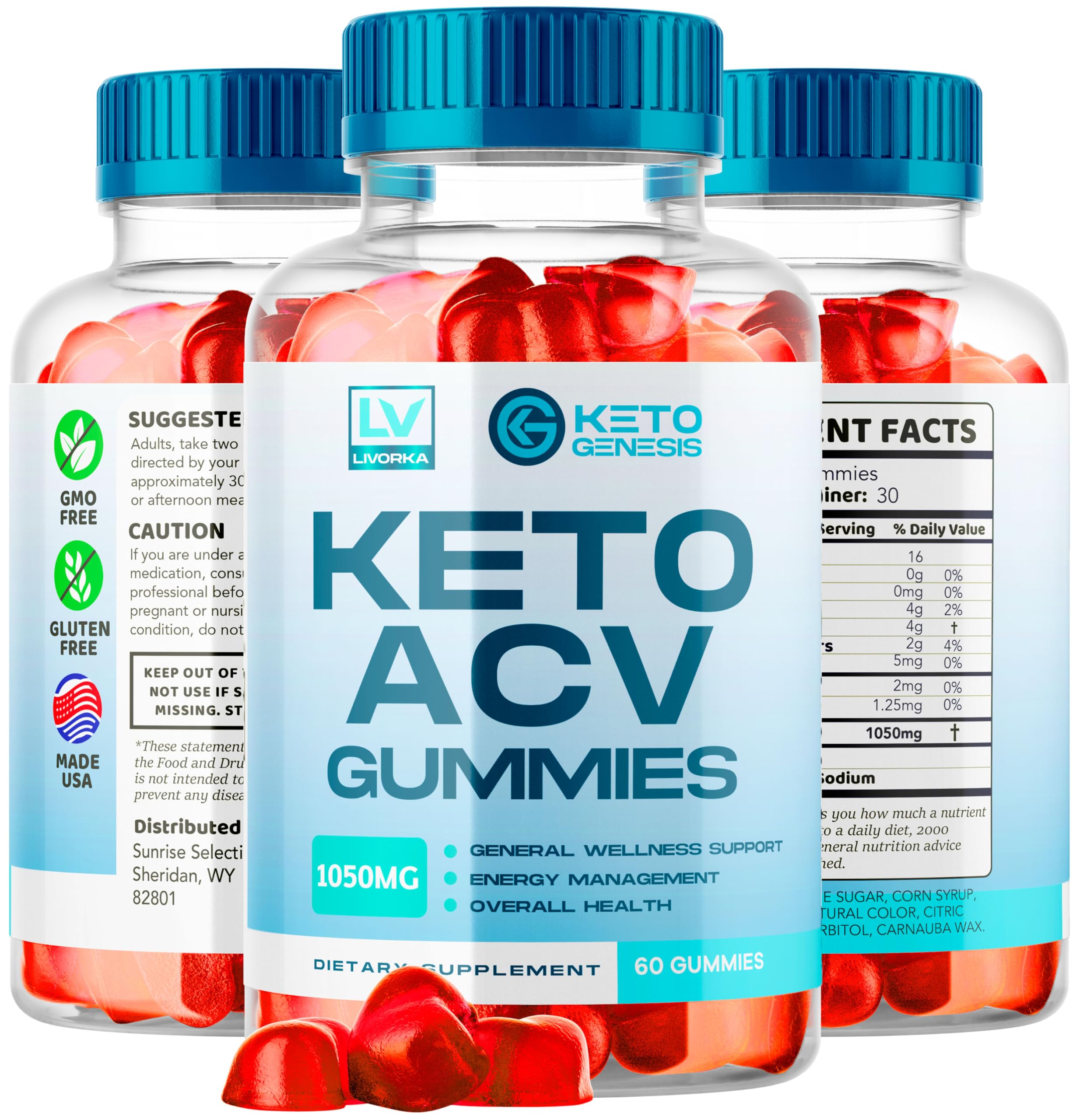 LIVORKA 3-month pack on countertop ready for keto lifestyle support