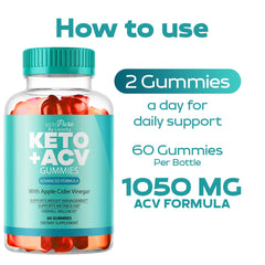 LIVORKA Keto Pure ACV Gummies two-pack display emphasizes value and routine.