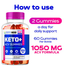 Close-up of LIVORKA KetoBod ACV Gummies displaying tangy flavor and color