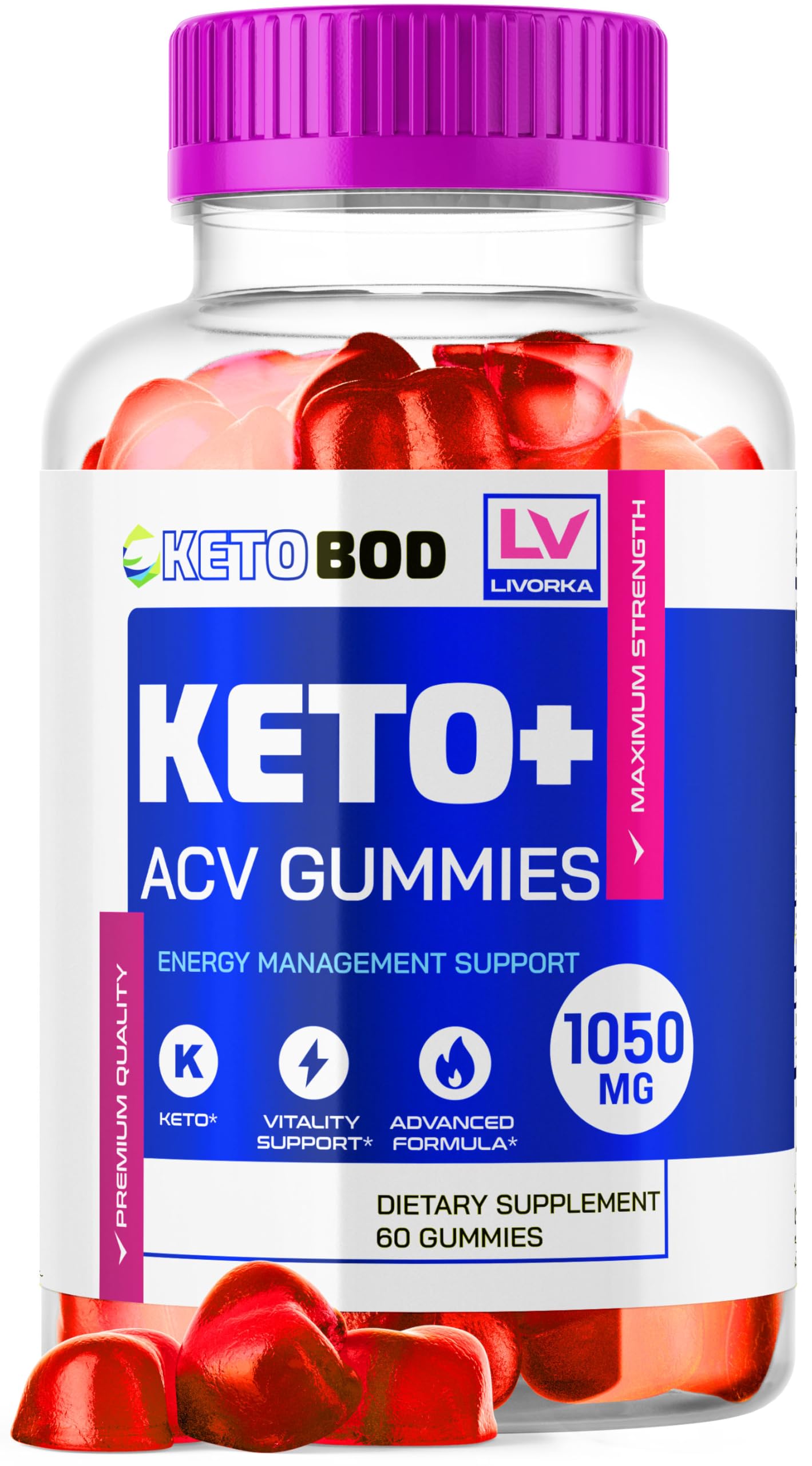 LIVORKA KetoBOD bottle for convenient keto-friendly support.