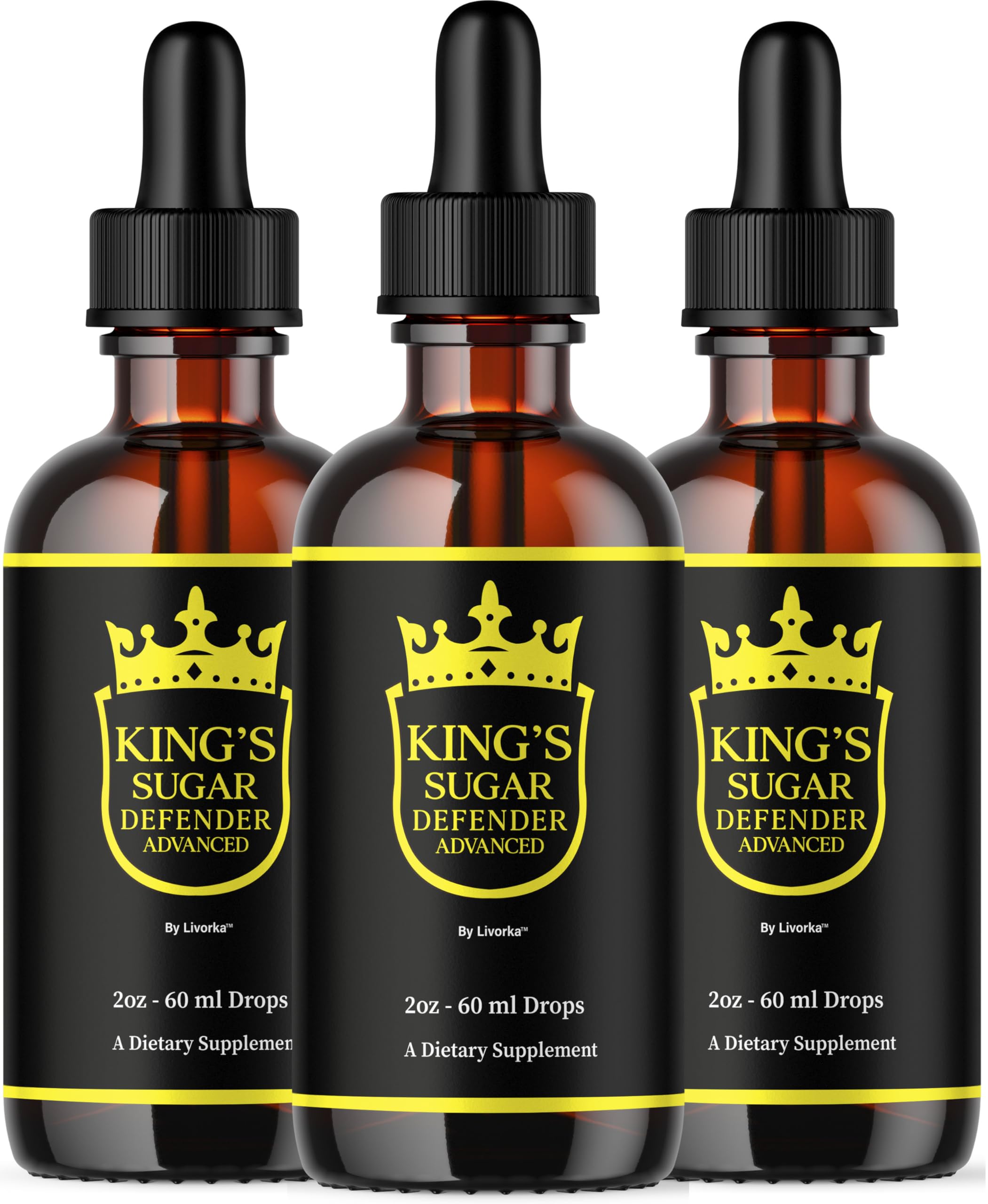 LIVORKA King Sugar Defender bottle front for convenient daily use.