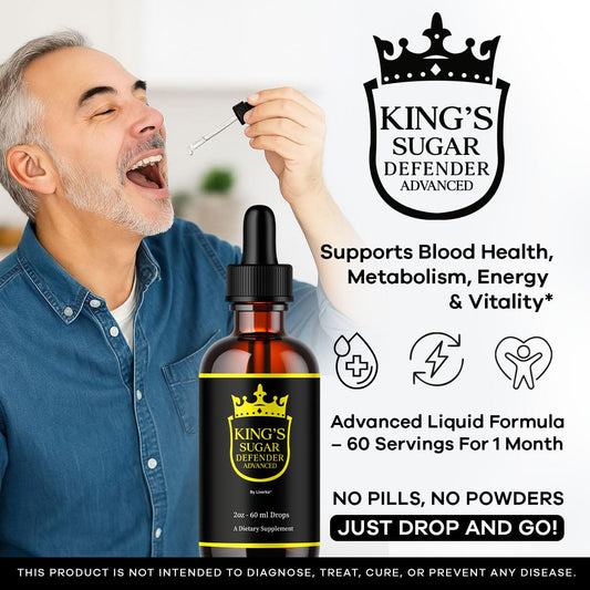 LIVORKA Kings Sugar Defender dropper dispensing easy-to-use liquid drops