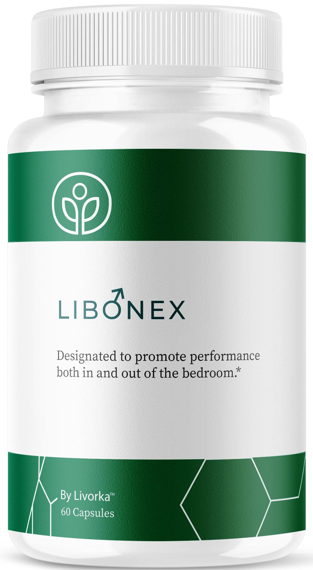 Livorka Libonex bottle front showing all-natural premium formula for daily wellness