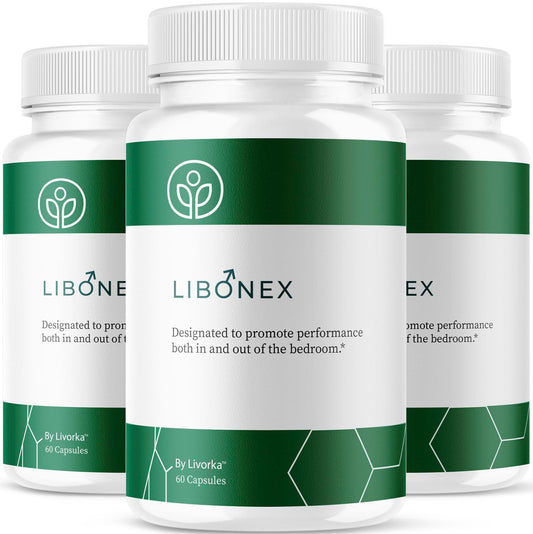 LIVORKA Libonex packaging close-up highlighting the three-pack option for daily use