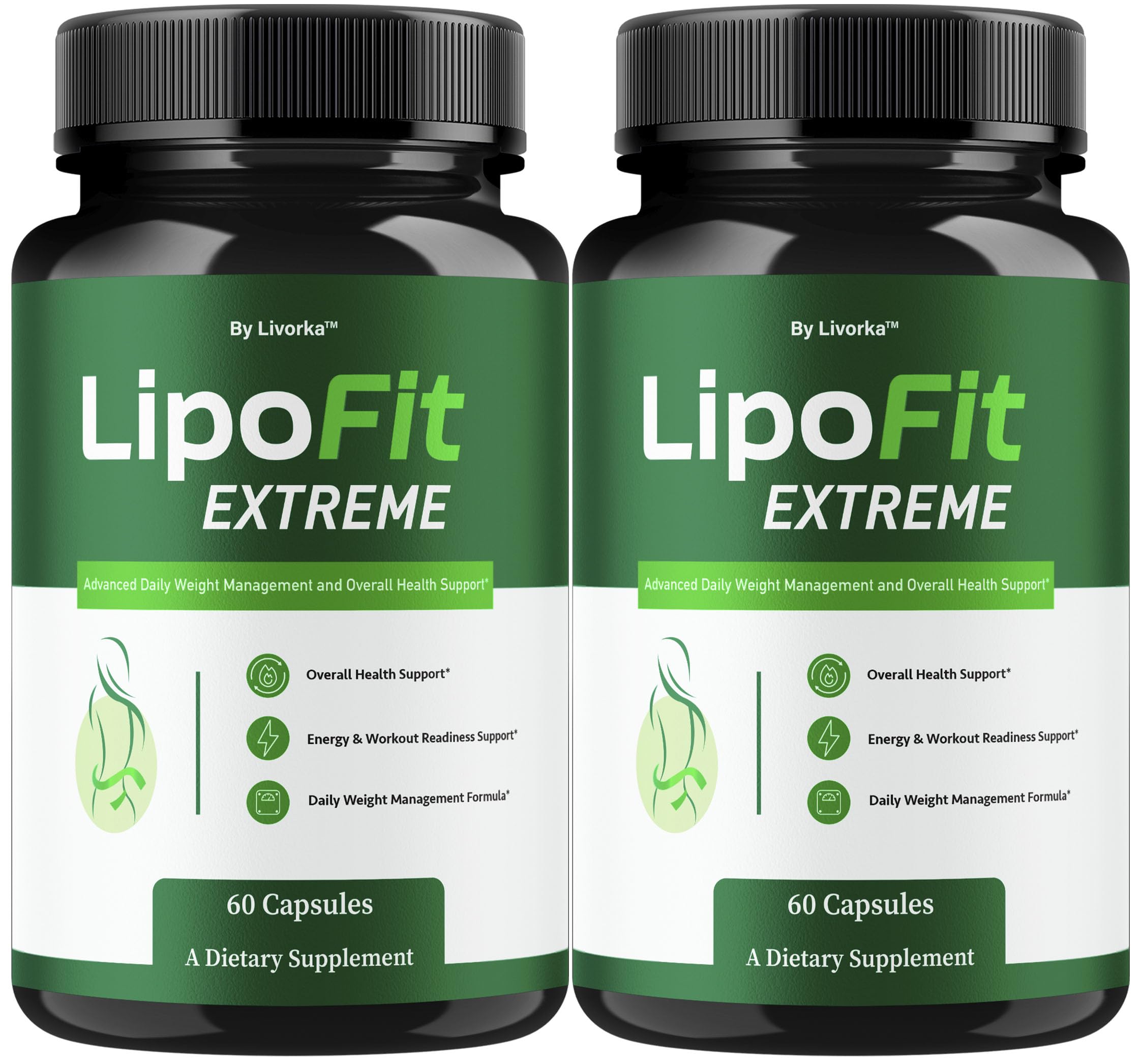 LIVORKA Lipo Fit Extreme bottle supports your daily wellness routine.