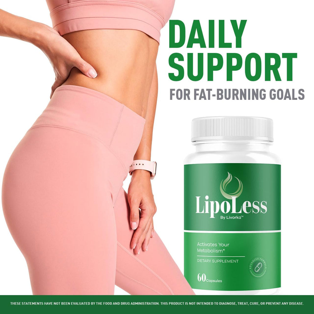 Lipoless capsules two-daily-dose—easy routine for consistency.