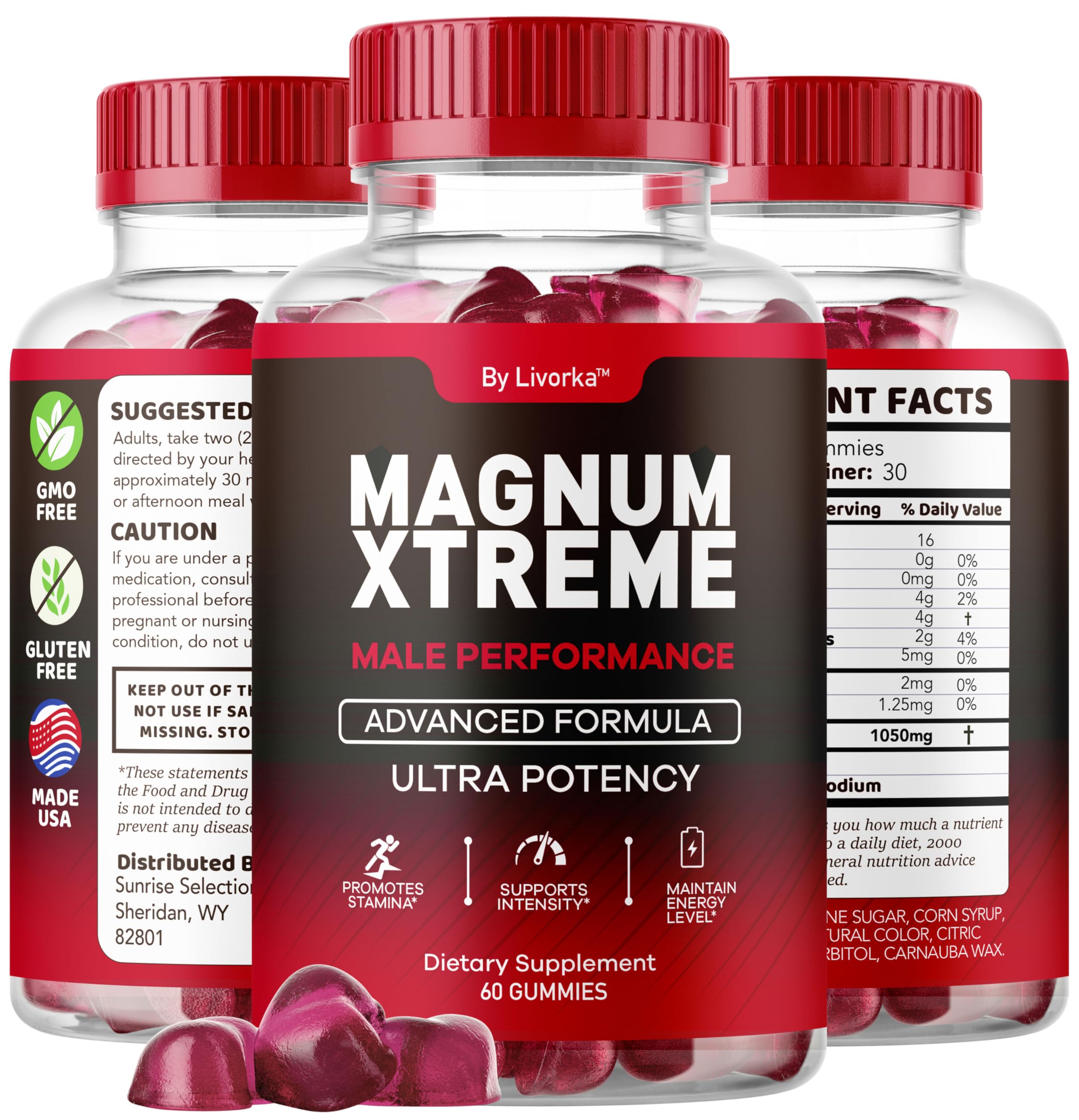 LIVORKA MagnumXtreme Gummies in daily-use scene.