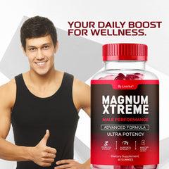 LIVORKA MagnumXtreme Gummies beside water, easy daily ritual.