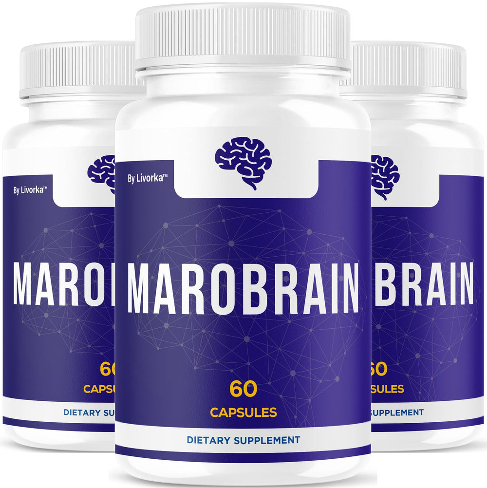 LIVORKA Marobrain capsules bottle for daily brain support.