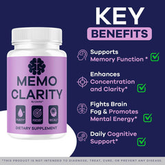 LIVORKA Memo Clarity packaging details emphasizing premium natural formula.