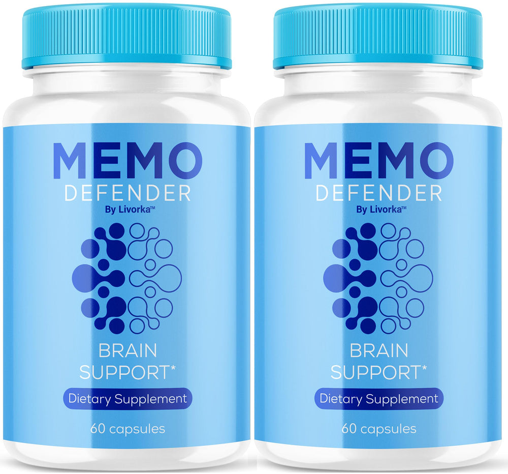 LIVORKA Memo Defender bottle front shows premium packaging for daily wellness