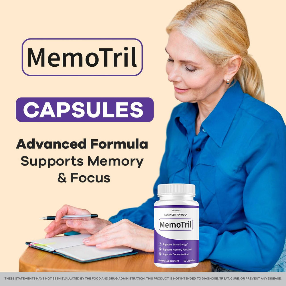 LIVORKA Memotril capsules closeup emphasizing easy swallowing