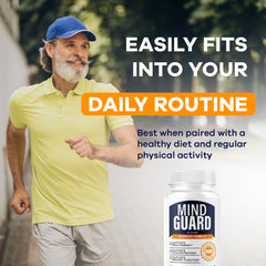 Morning routine with Mind Guard for steady energy and focus.
