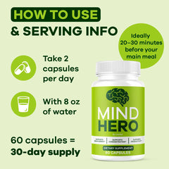 LIVORKA Mind Hero capsules pour demonstrates easy daily dosing