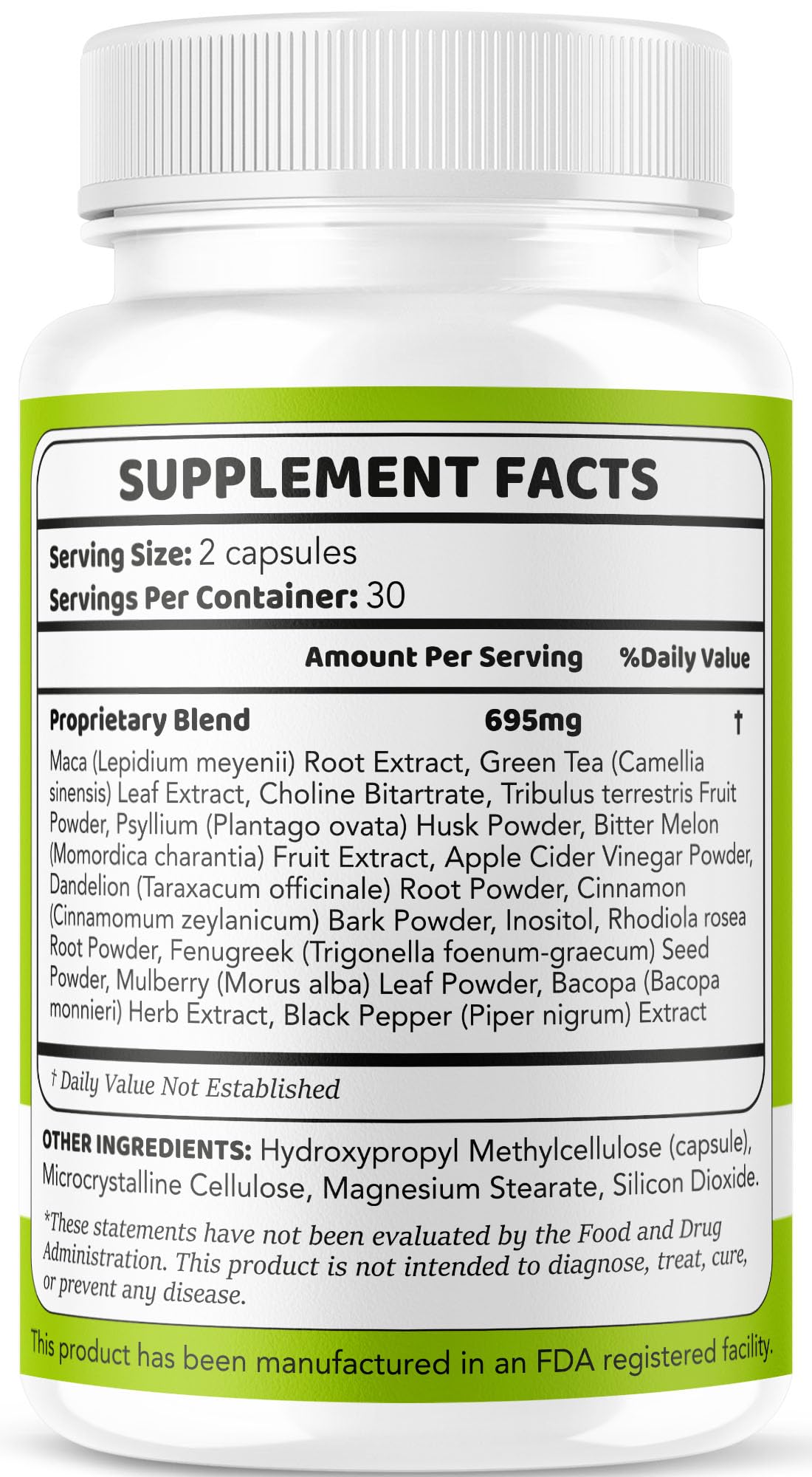 LIVORKA Mind Hero ingredient chart panel shown