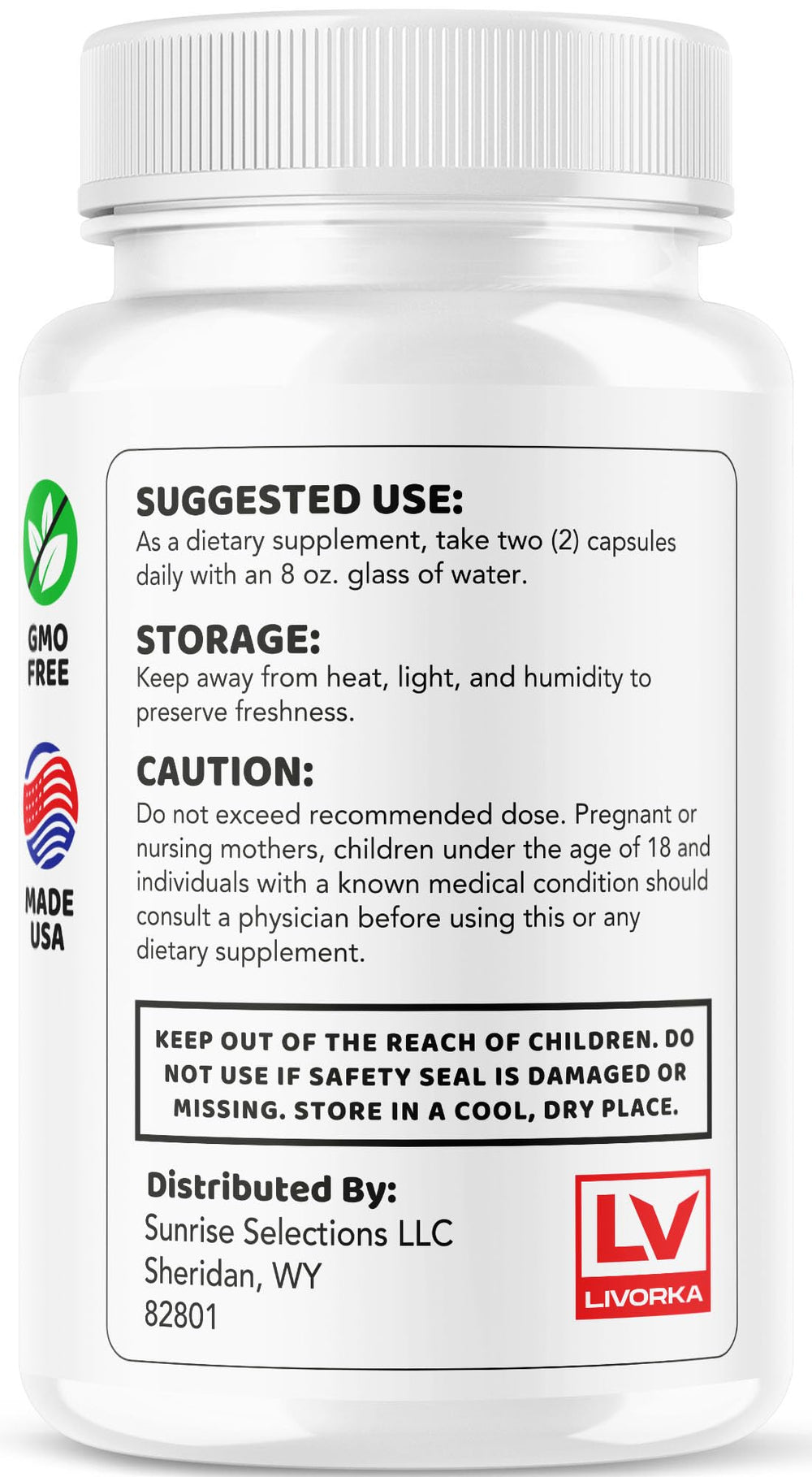 Person taking two LIVORKA capsules as part of routine