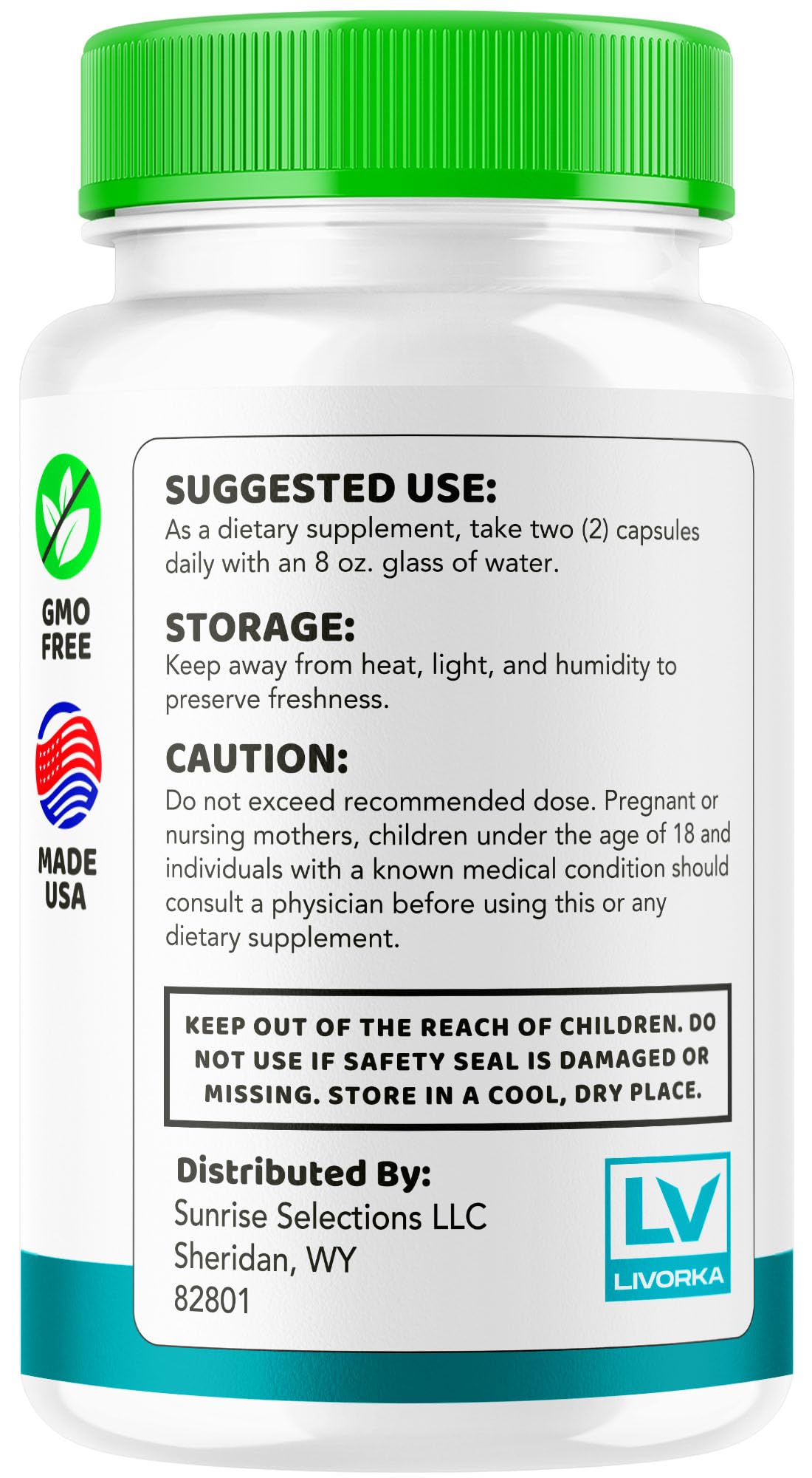 Natural ingredients visual for LIVORKA Healthy Flow Prostate Support.