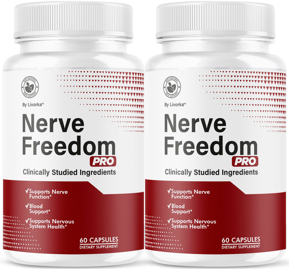 LIVORKA Nerve Freedom Pro bottle and two-pack packaging for daily use