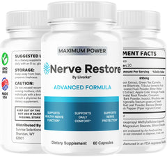 LIVORKA Nerve Restore product display for routine care.