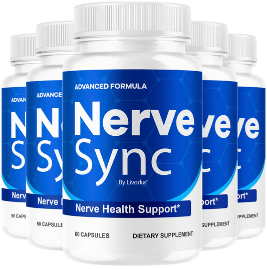LIVORKA Nerve Sync capsules front label with daily use suggestion