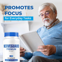 Detail of LIVORKA NerveGuard Premium label with ingredients for transparency