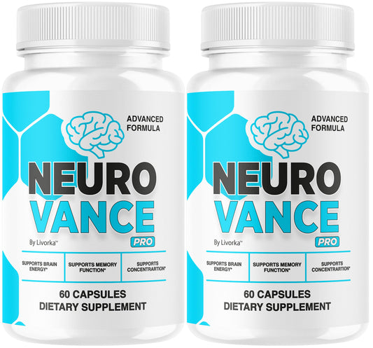 LIVORKA Neuro Vance Pro bottle with capsules for daily cognitive support.